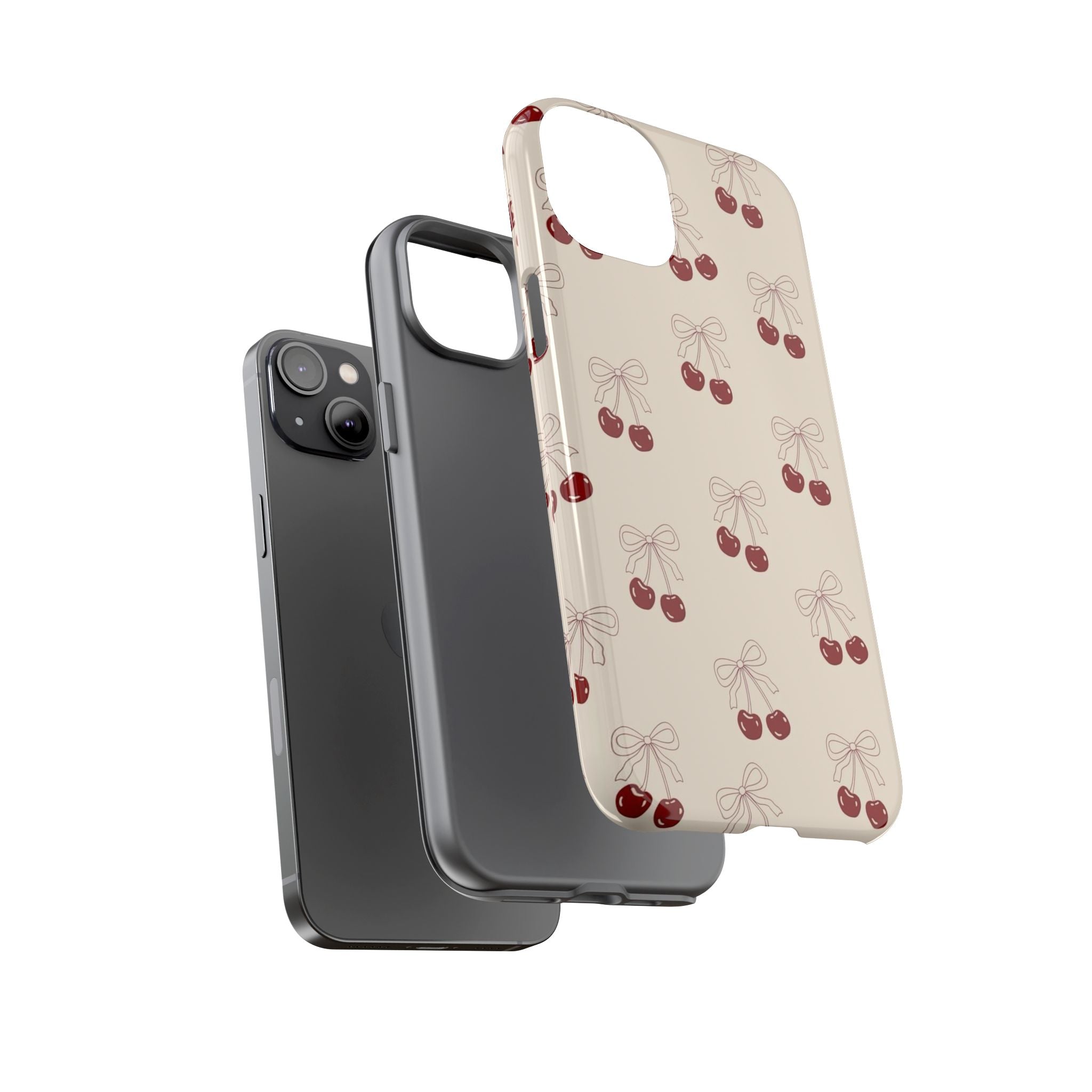 Cherry Pattern Tough Phone Case