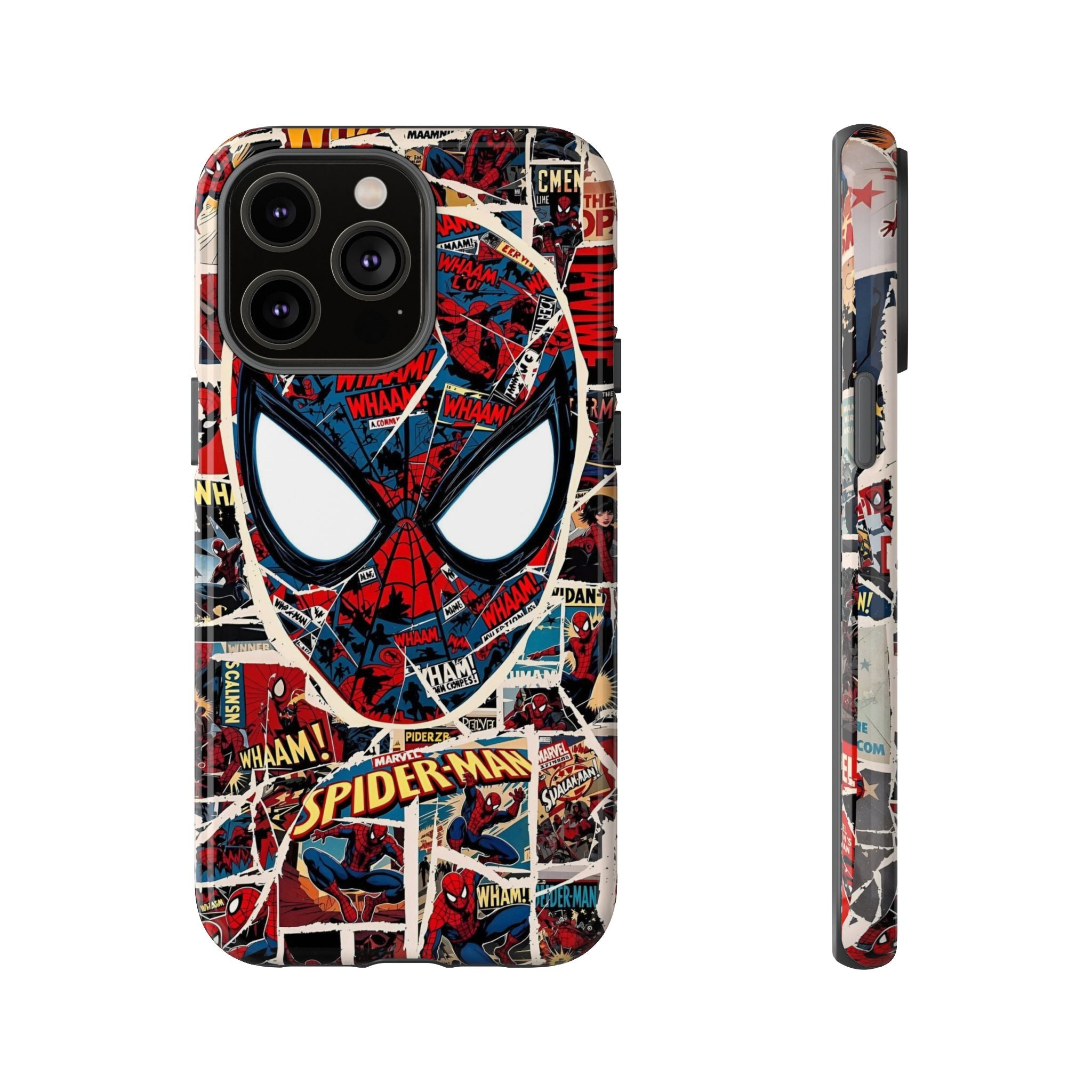 Spider-Man Tough Phone Case - Comic Book Style for Marvel Fans