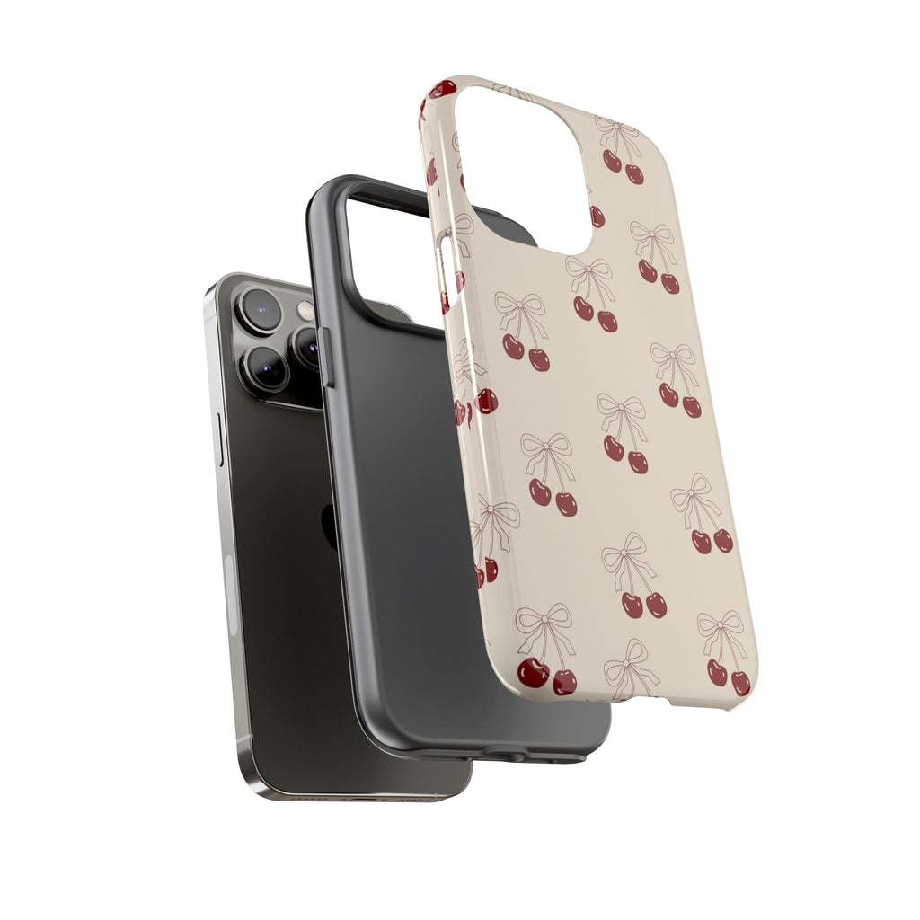 Cherry Pattern Tough Phone Case