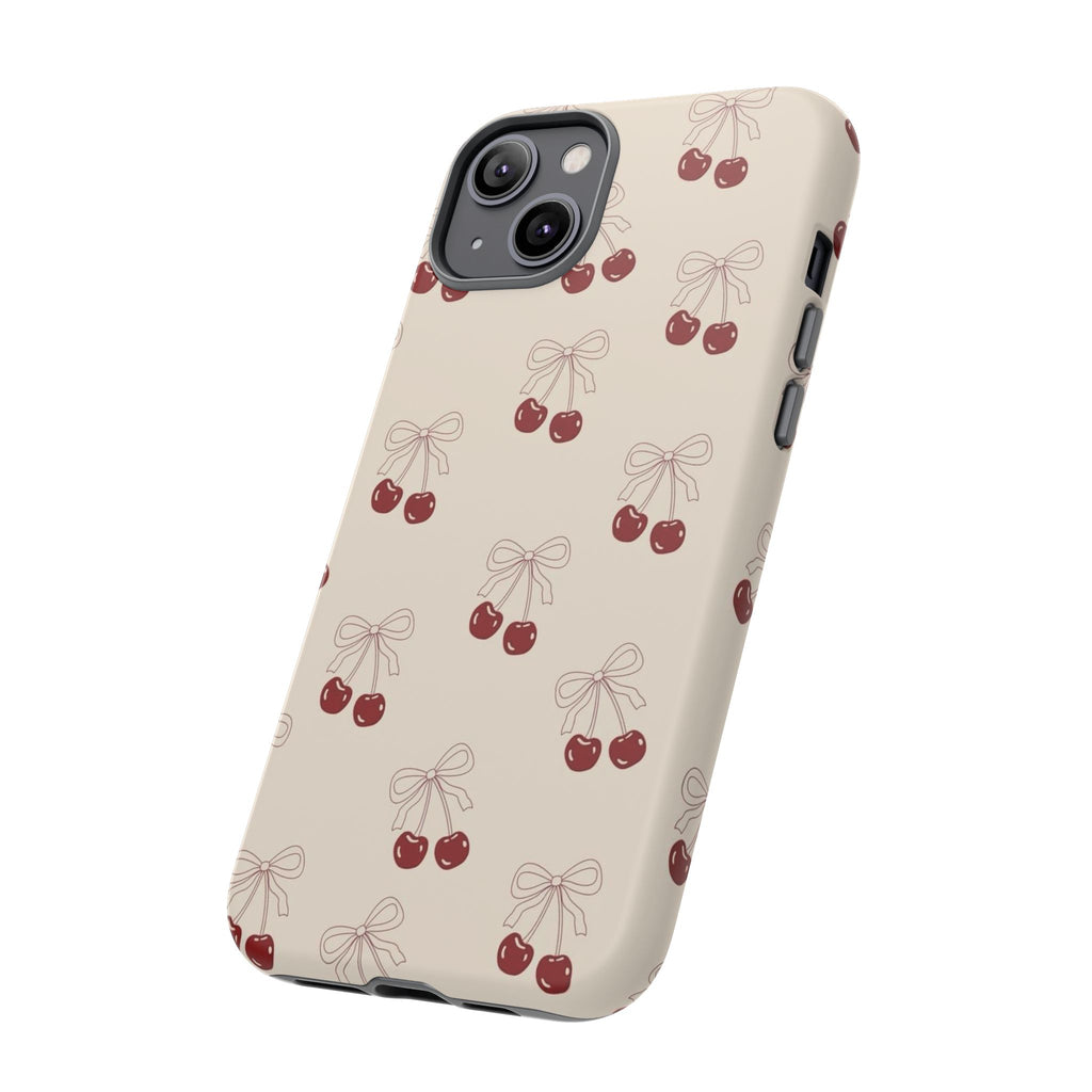 Cherry Pattern Tough Phone Case