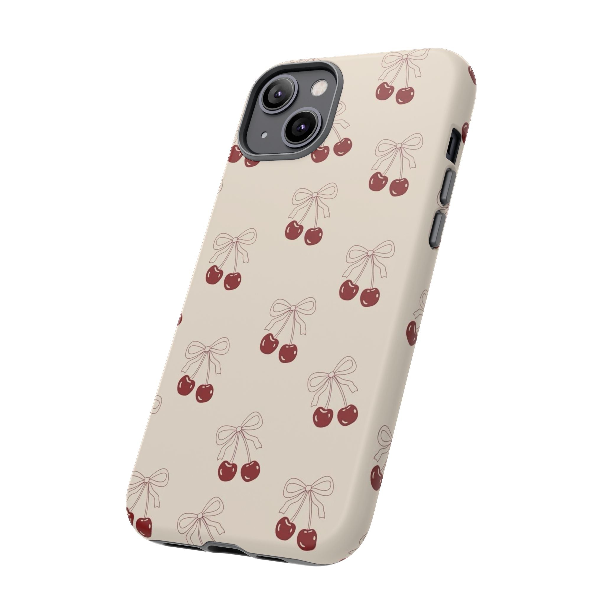 Cherry Pattern Tough Phone Case
