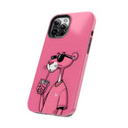 Pink Panther Bubble Tea Phone Case — Tough Protective iPhone Cover