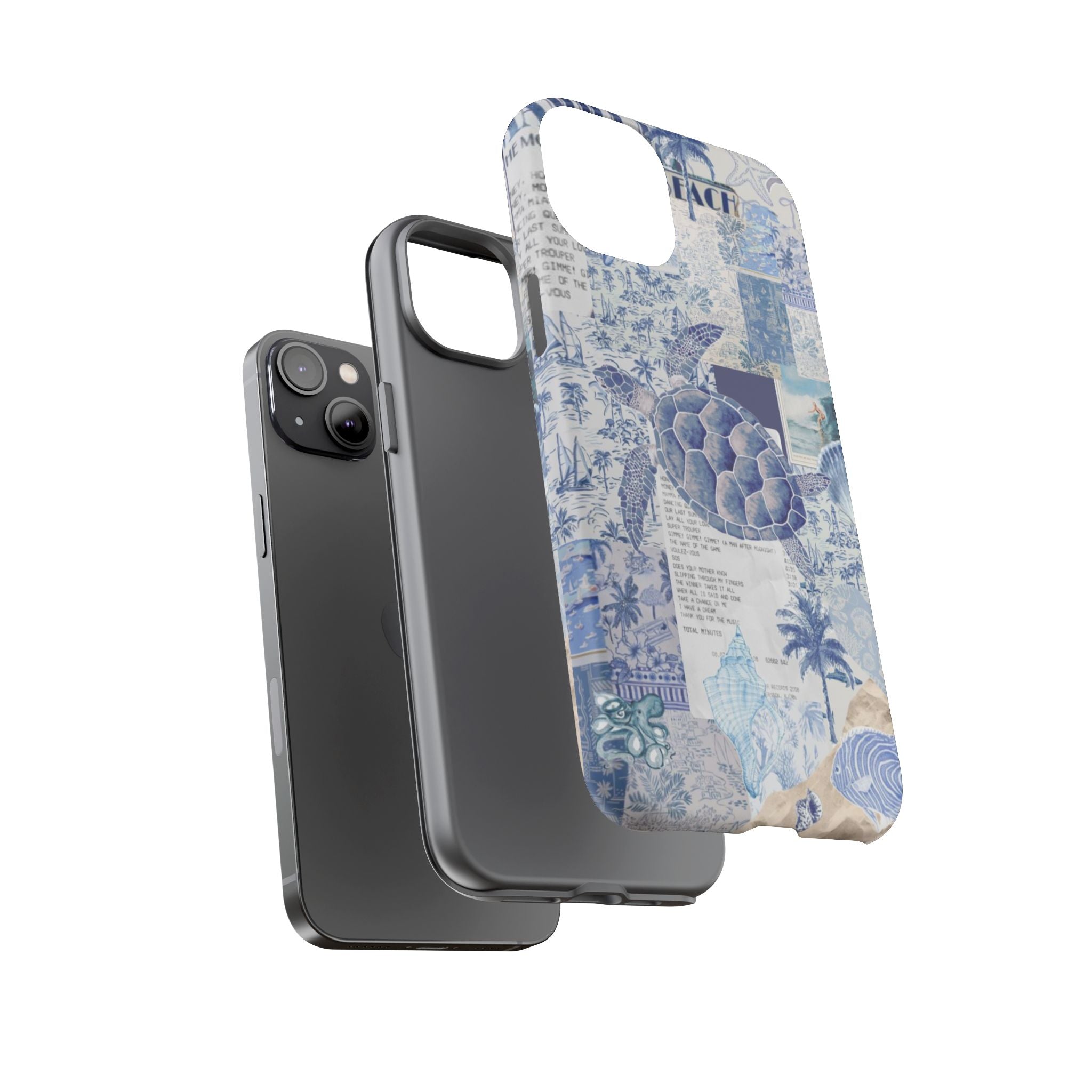 Sea Turtle Collage Phone Case