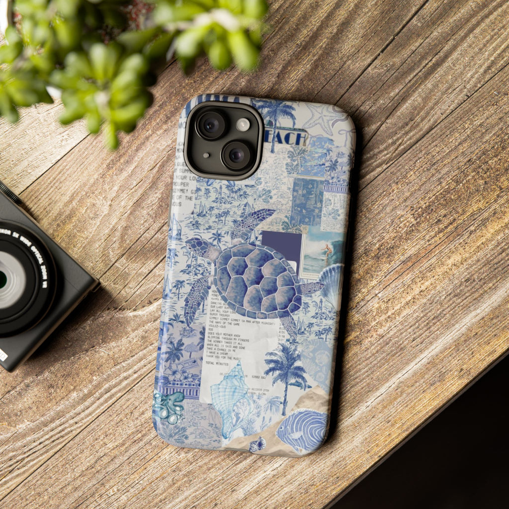Sea Turtle Collage Phone Case