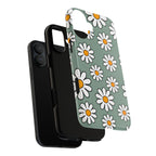 Flower Checkerboard Phone Case