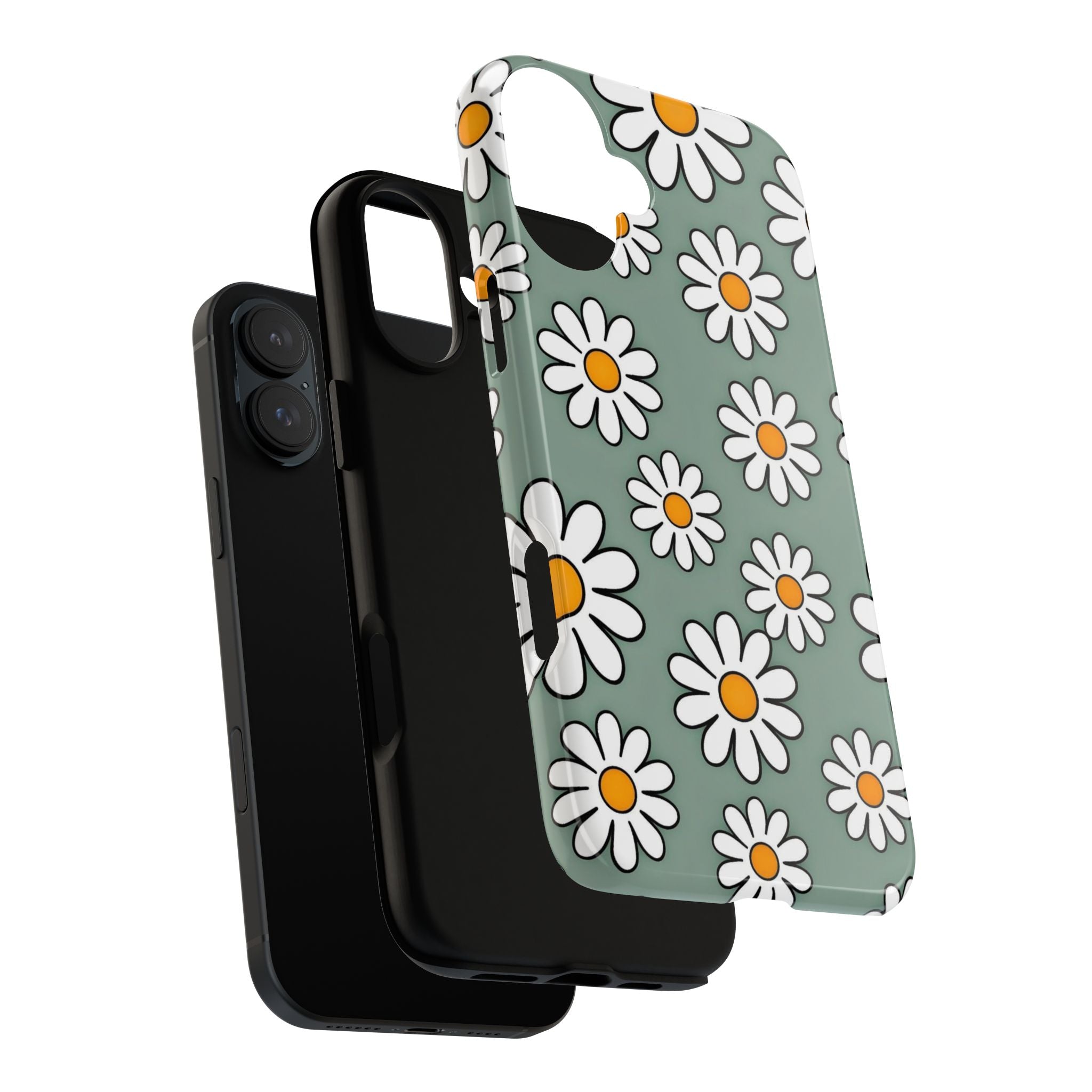Flower Checkerboard Phone Case