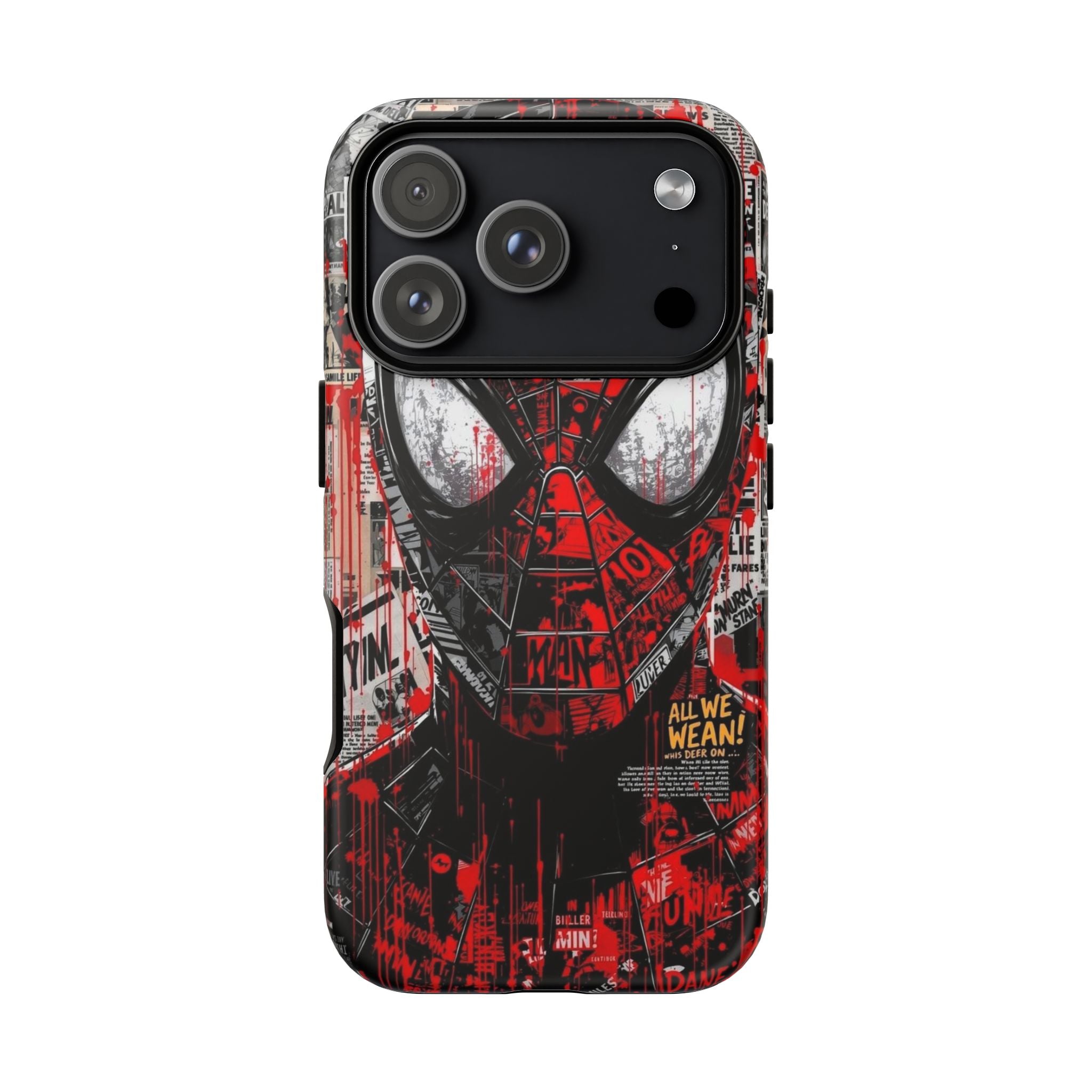 Spider-Man Red Graffiti Phone Case — Tough Protective Cover
