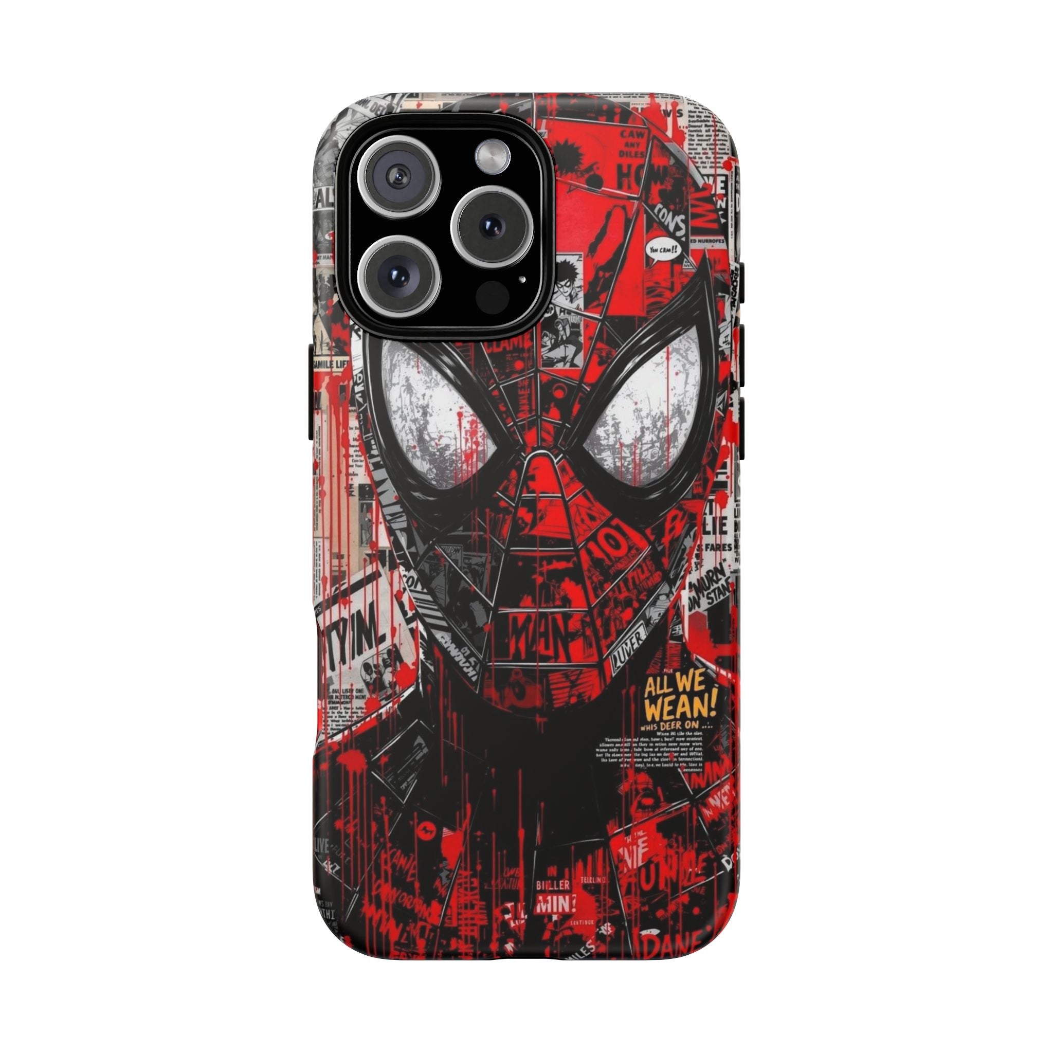 Spider-Man Red Graffiti Phone Case — Tough Protective Cover