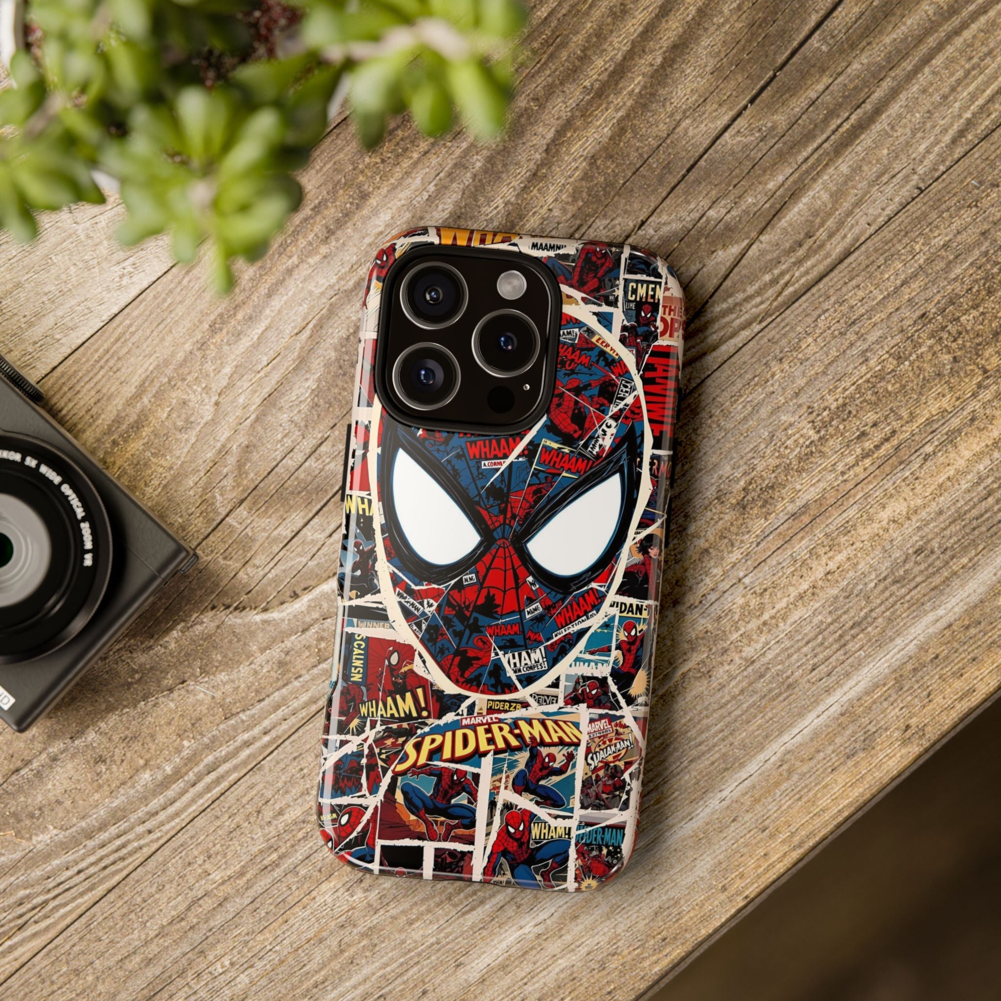 Spider-Man Tough Phone Case - Comic Book Style for Marvel Fans