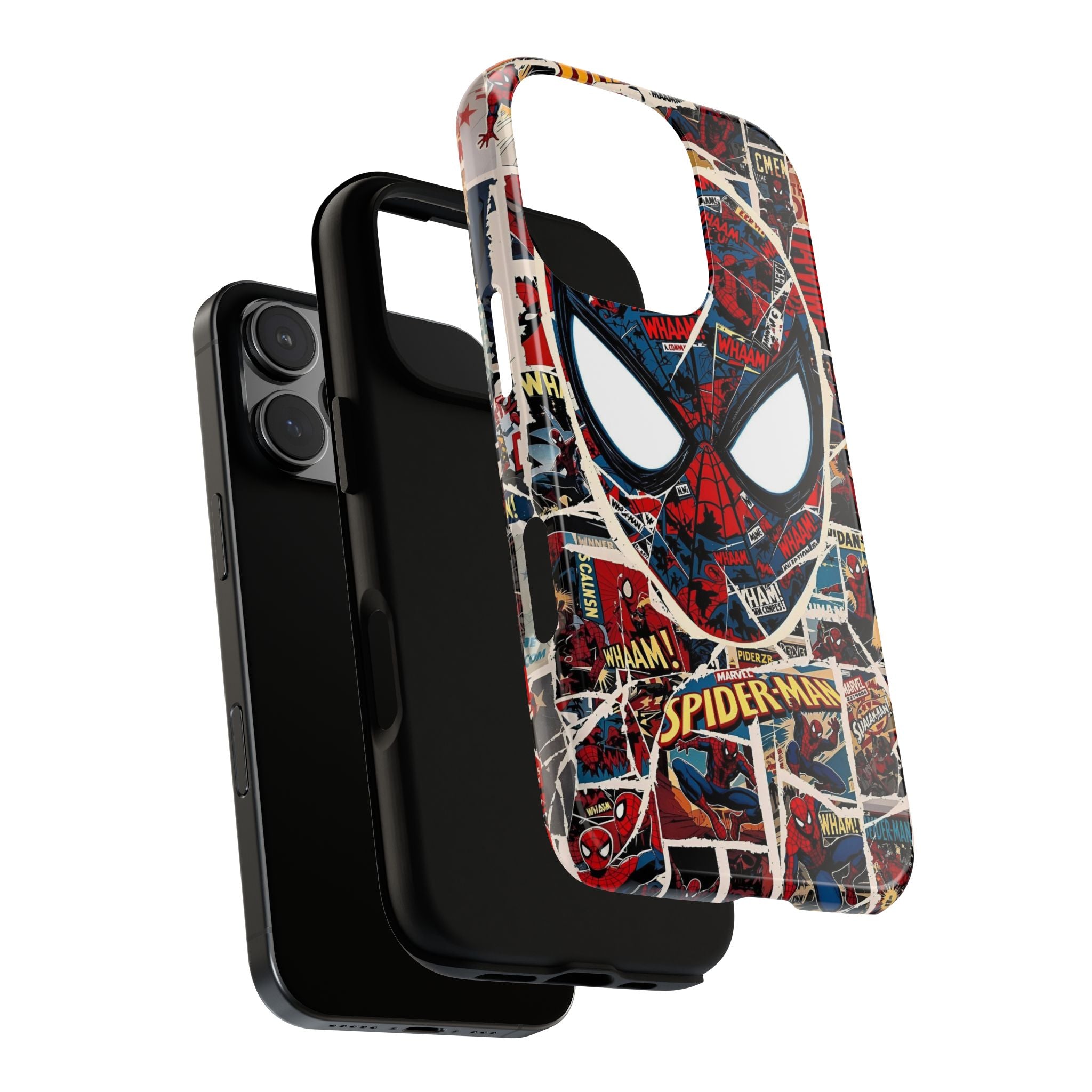 Spider-Man Tough Phone Case - Comic Book Style for Marvel Fans