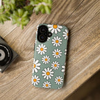 Flower Checkerboard Phone Case