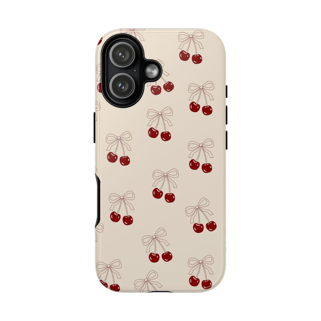 Cherry Pattern Tough Phone Case