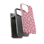 Pink Watercolor Heart Phone Case — Tough Protective iPhone Cover