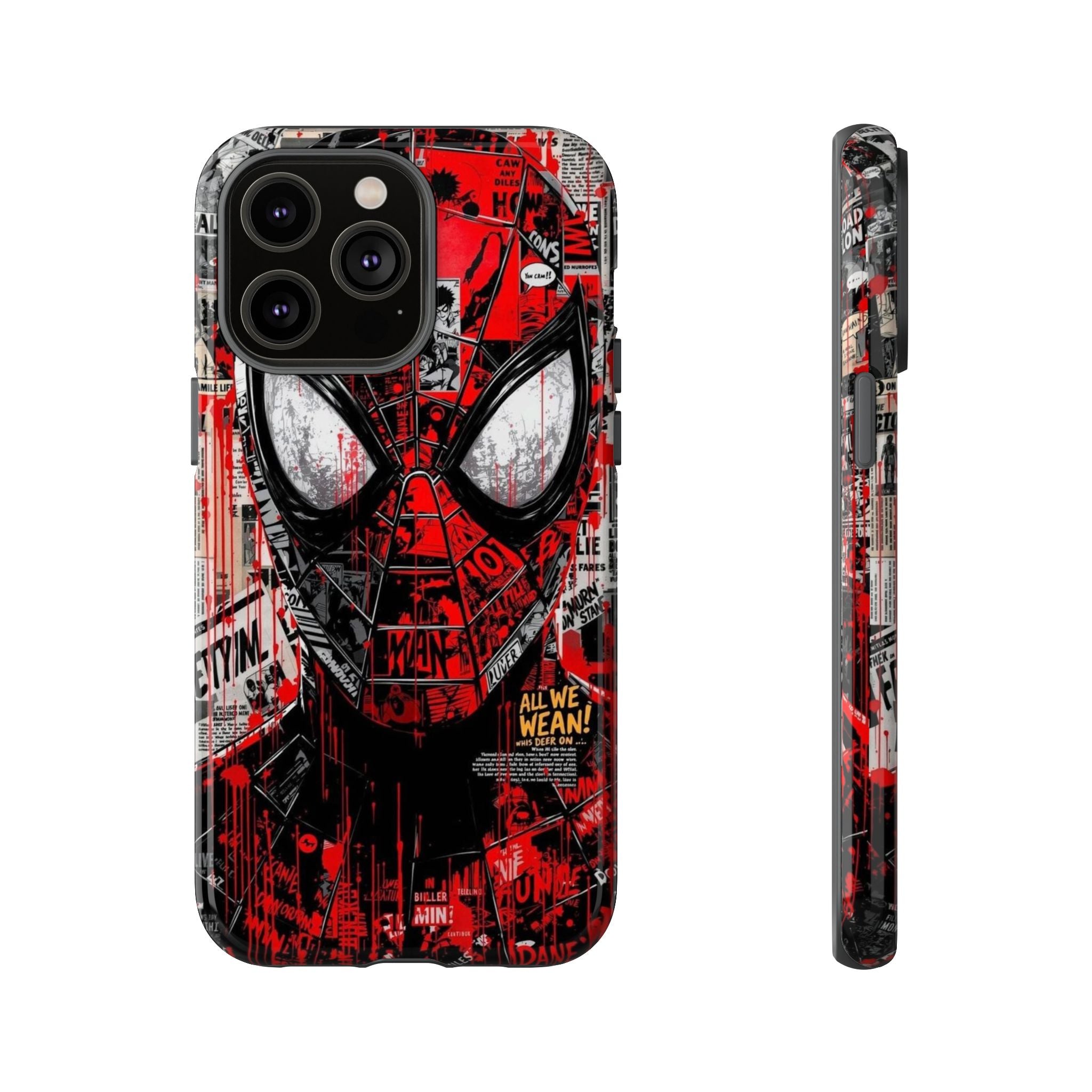 Spider-Man Red Graffiti Phone Case — Tough Protective Cover