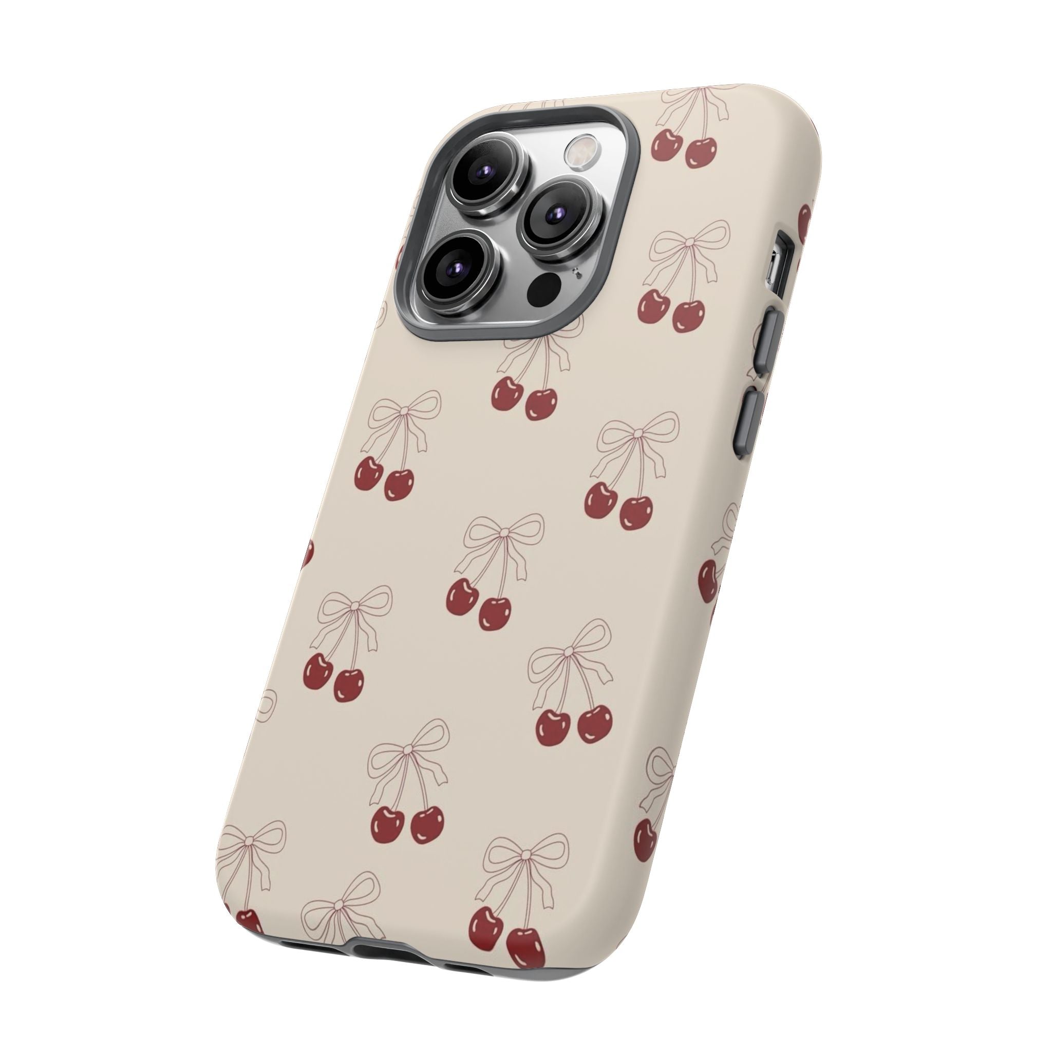 Cherry Pattern Tough Phone Case