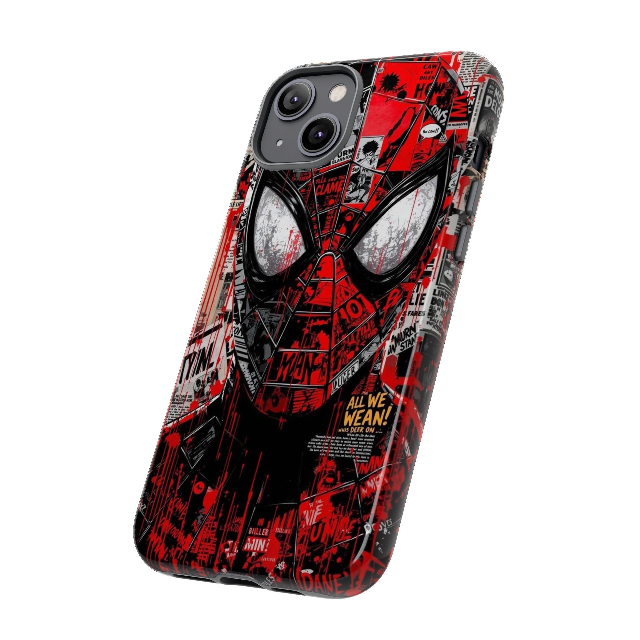 Spider-Man Red Graffiti Phone Case — Tough Protective Cover