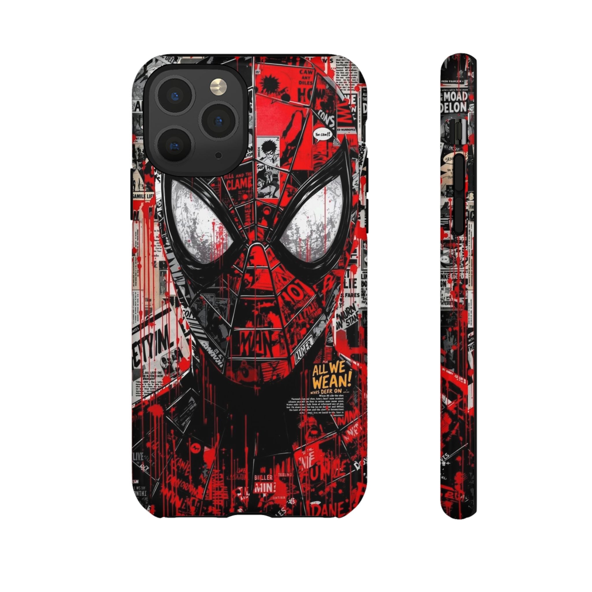 Spider-Man Red Graffiti Phone Case — Tough Protective Cover