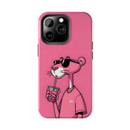 Pink Panther Bubble Tea Phone Case — Tough Protective iPhone Cover