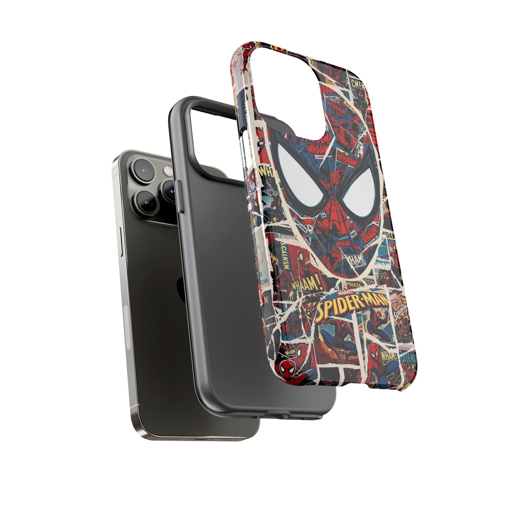 Spider-Man Tough Phone Case - Comic Book Style for Marvel Fans