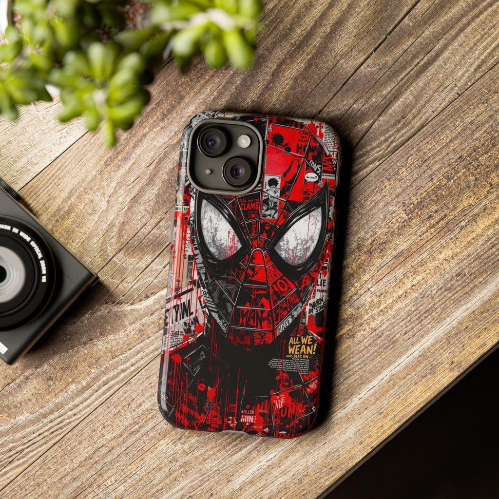 Spider-Man Red Graffiti Phone Case — Tough Protective Cover