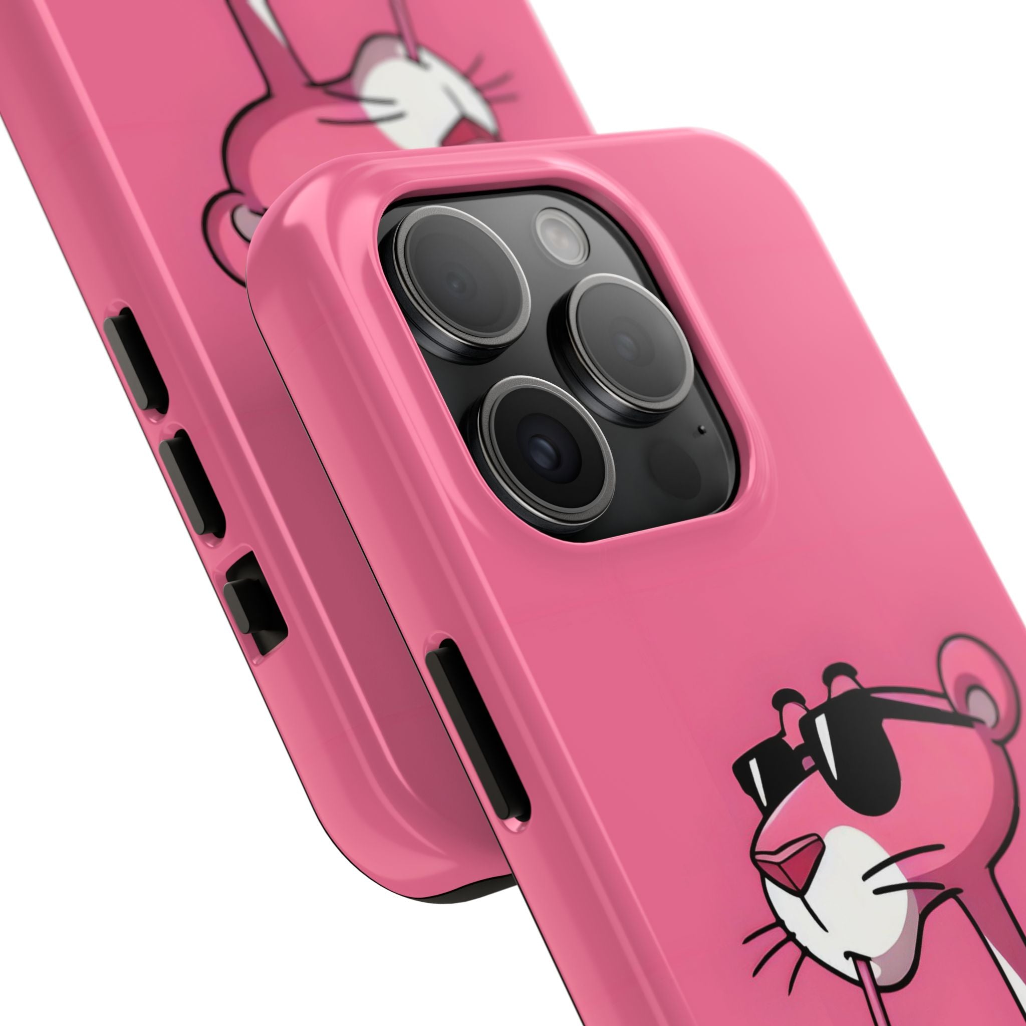 Pink Panther Bubble Tea Phone Case — Tough Protective iPhone Cover