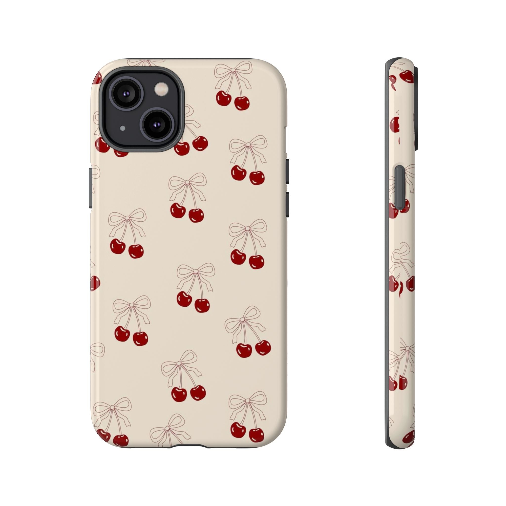 Cherry Pattern Tough Phone Case