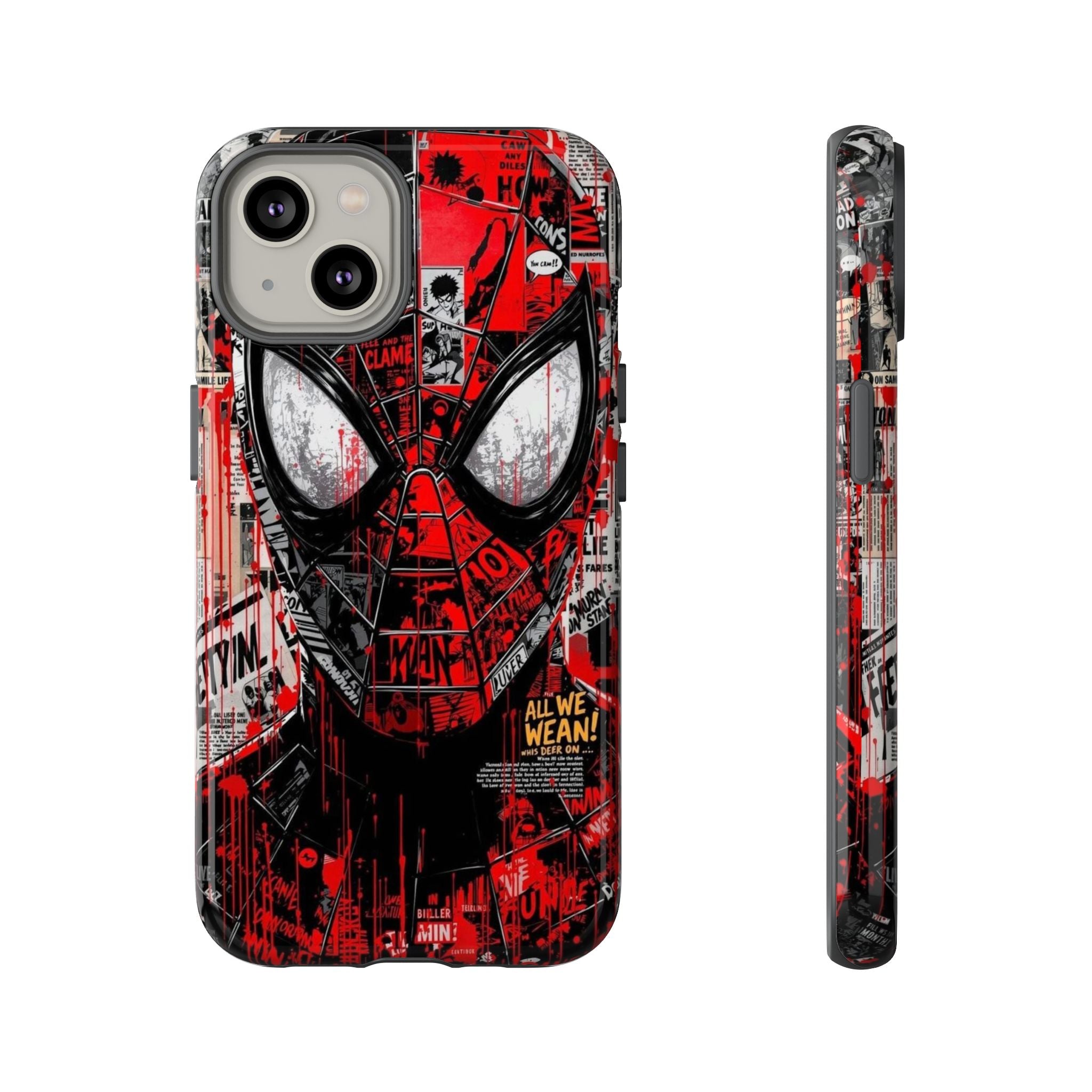 Spider-Man Red Graffiti Phone Case — Tough Protective Cover