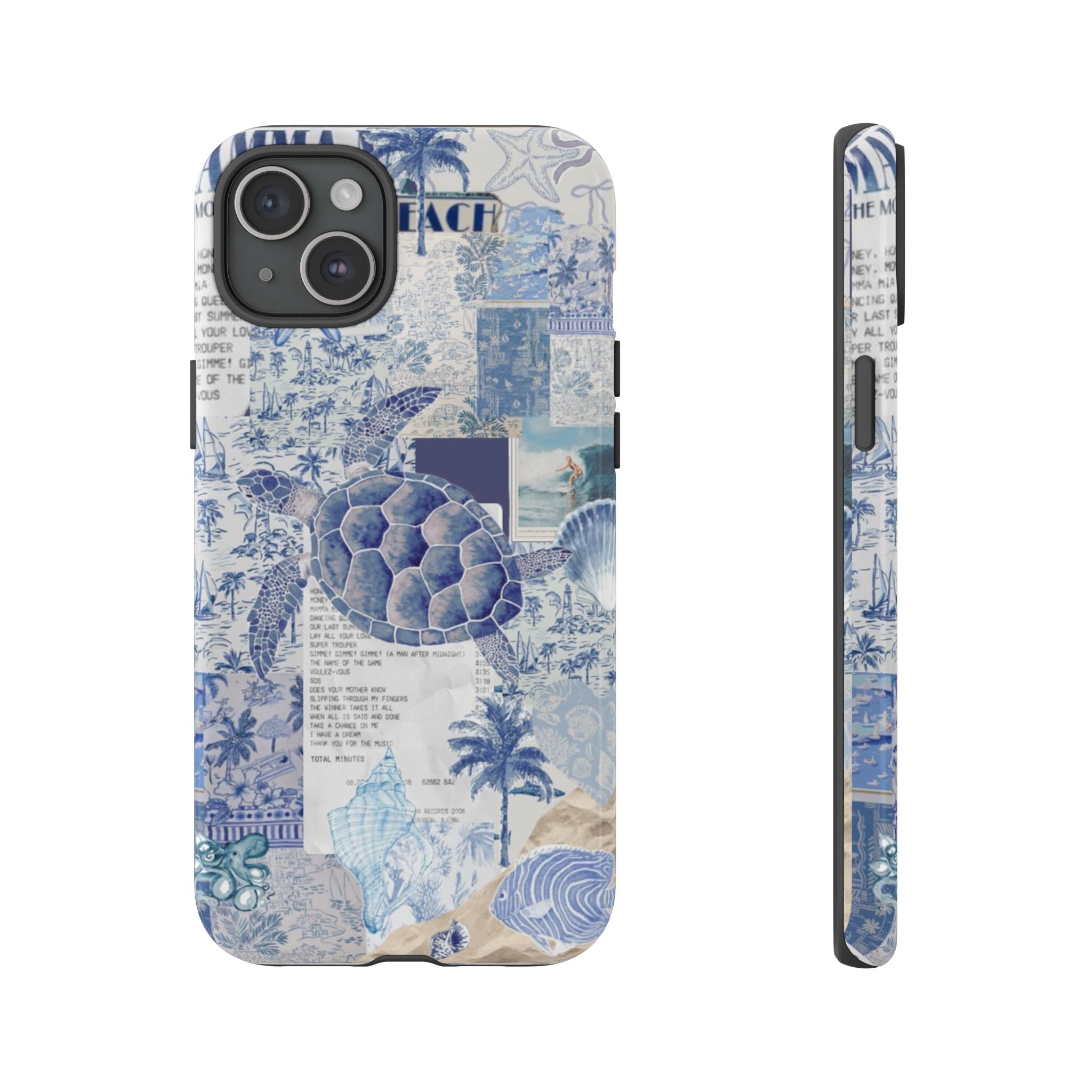 Sea Turtle Collage Phone Case