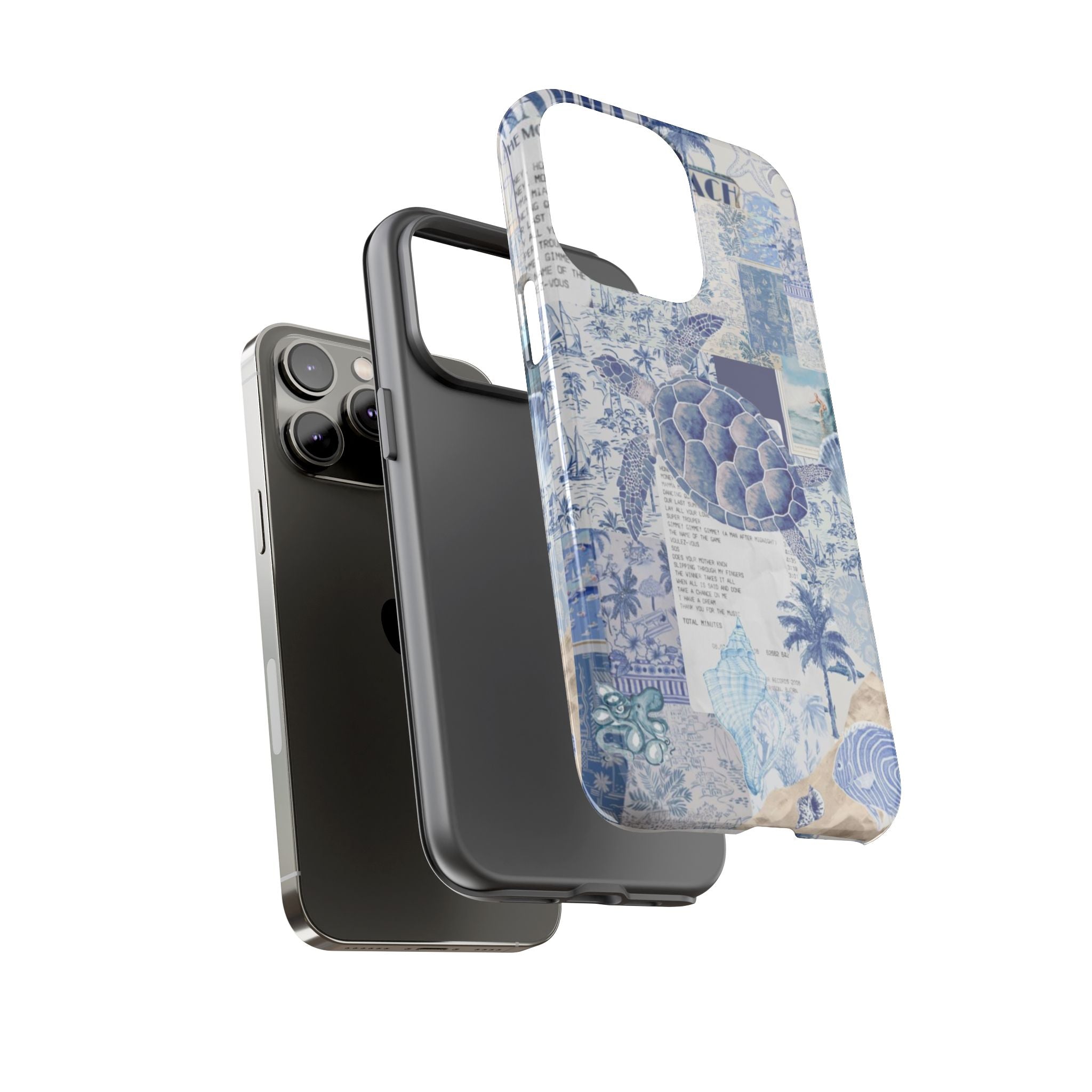 Sea Turtle Collage Phone Case