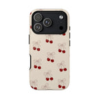 Cherry Pattern Tough Phone Case