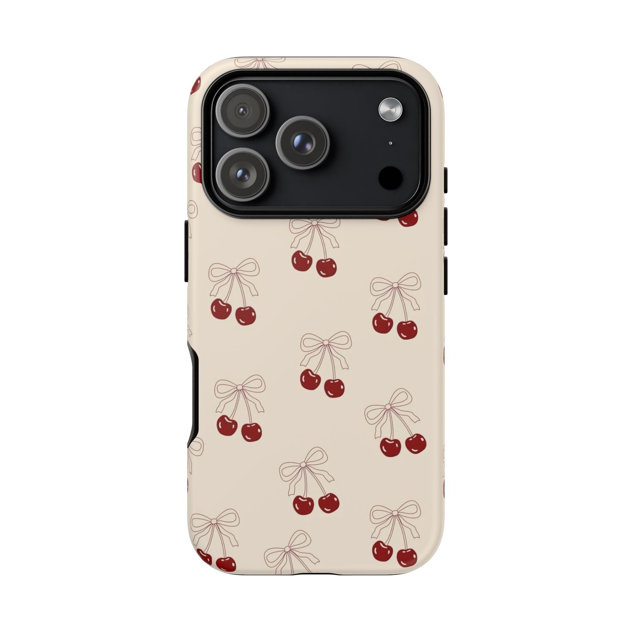 Cherry Pattern Tough Phone Case