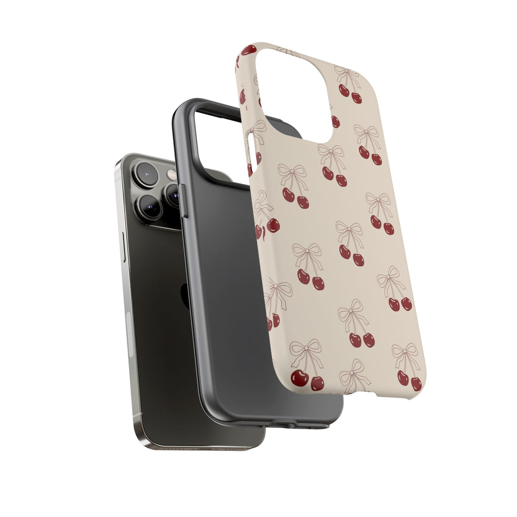 Cherry Pattern Tough Phone Case