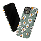Flower Checkerboard Phone Case