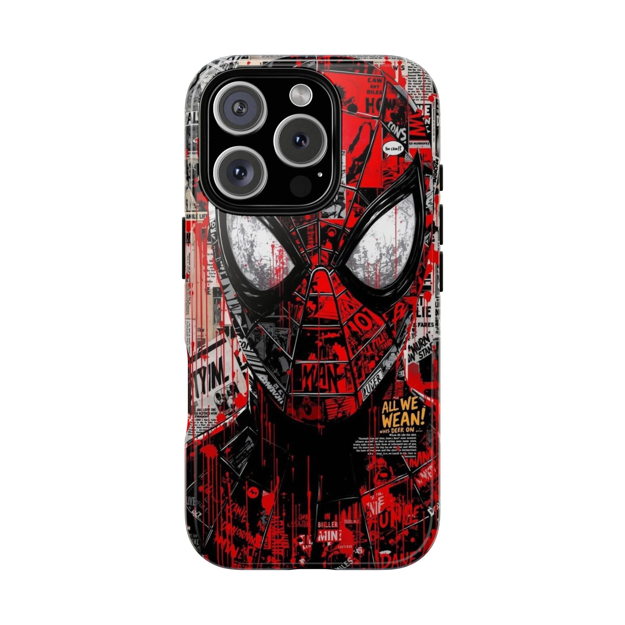 Spider-Man Red Graffiti Phone Case — Tough Protective Cover