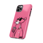 Pink Panther Bubble Tea Phone Case — Tough Protective iPhone Cover