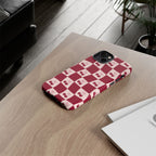 Cherry Checkerboard Tough Phone Case