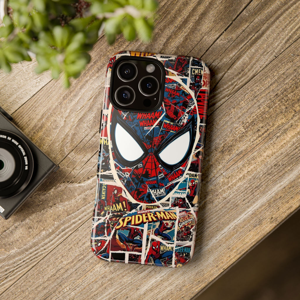 Spider-Man Tough Phone Case - Comic Book Style for Marvel Fans