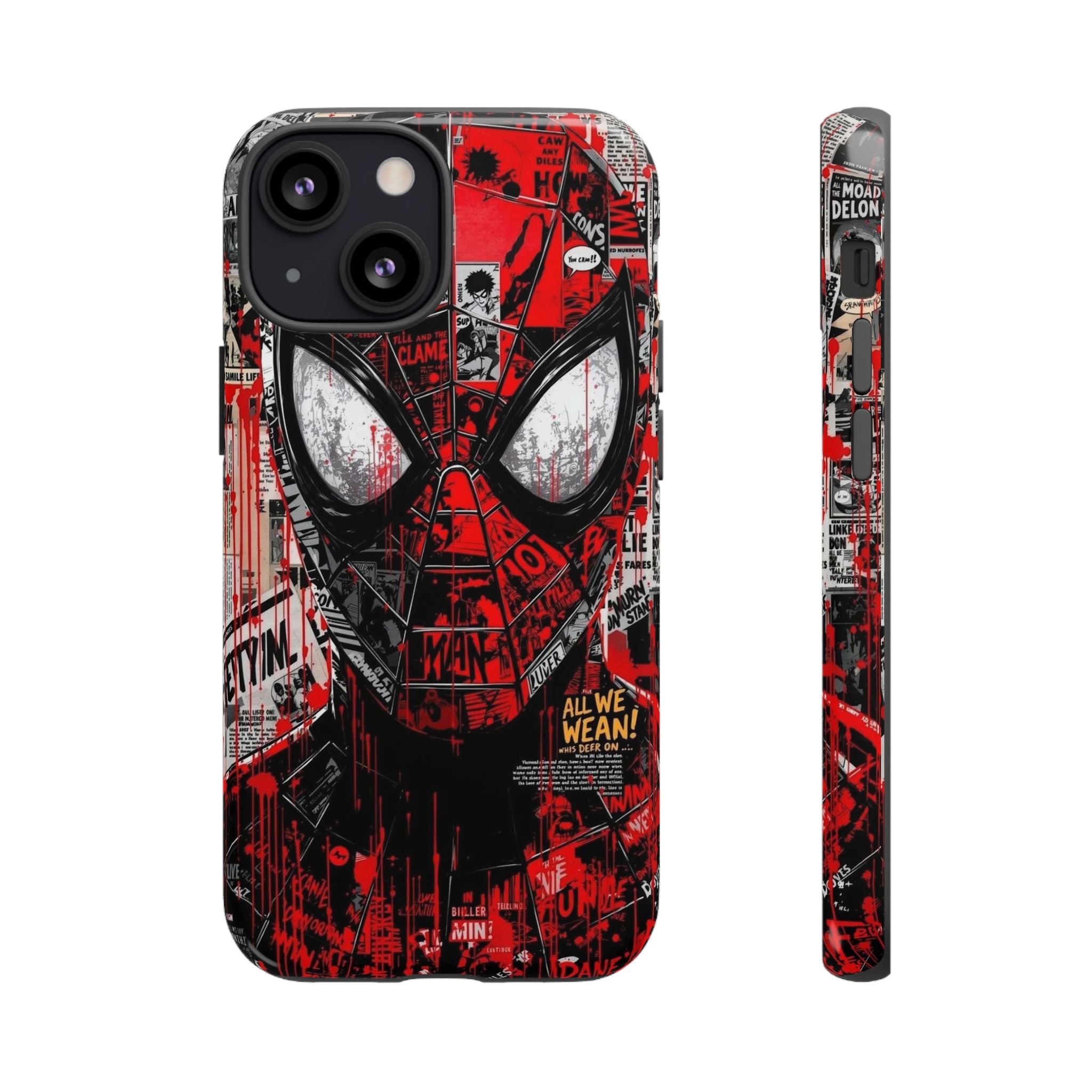 Spider-Man Red Graffiti Phone Case — Tough Protective Cover