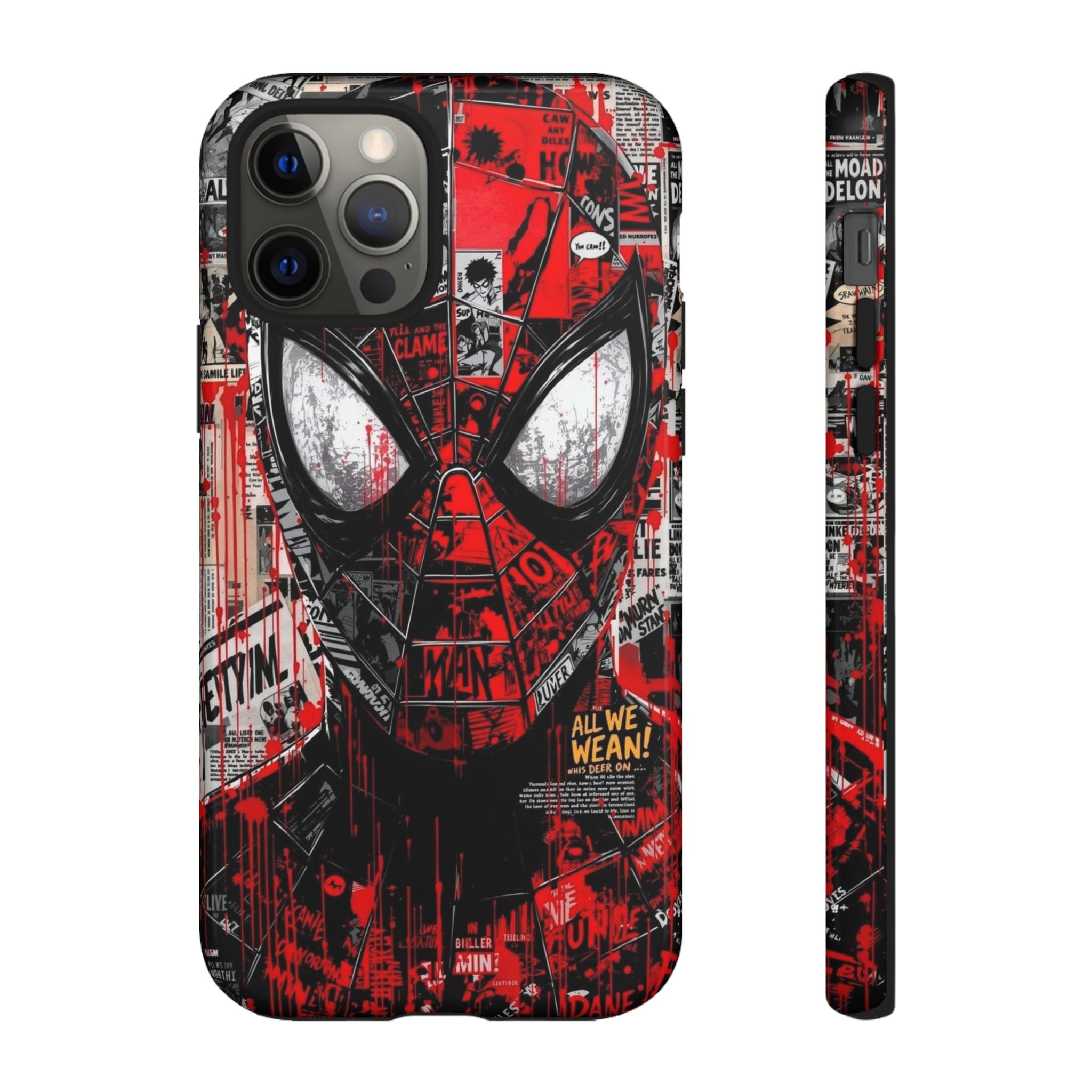 Spider-Man Red Graffiti Phone Case — Tough Protective Cover