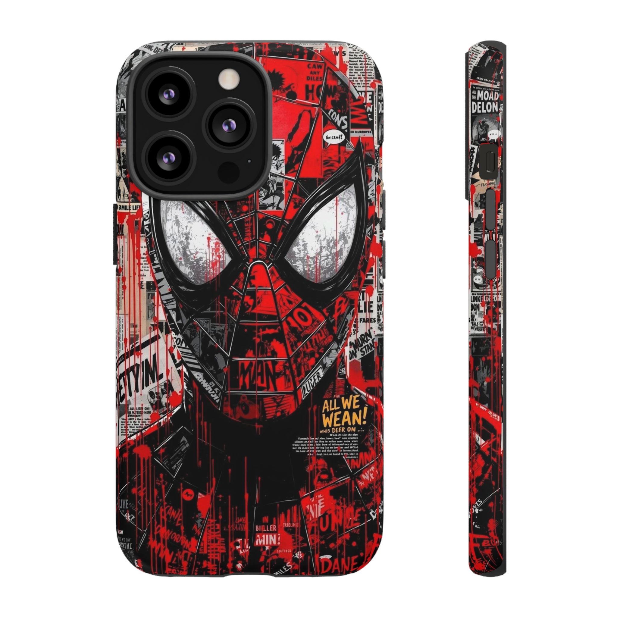 Spider-Man Red Graffiti Phone Case — Tough Protective Cover