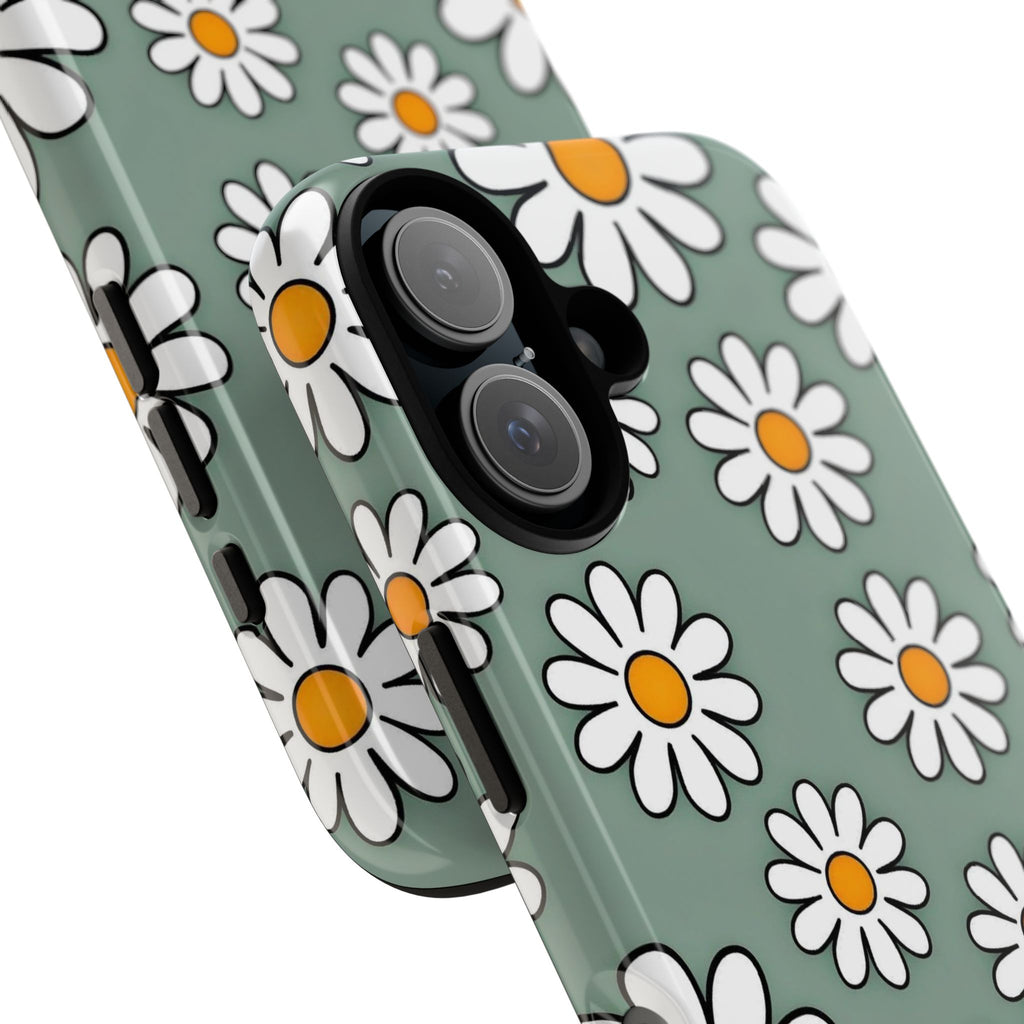Flower Checkerboard Phone Case