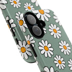 Flower Checkerboard Phone Case