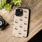 Cherry Pattern Tough Phone Case