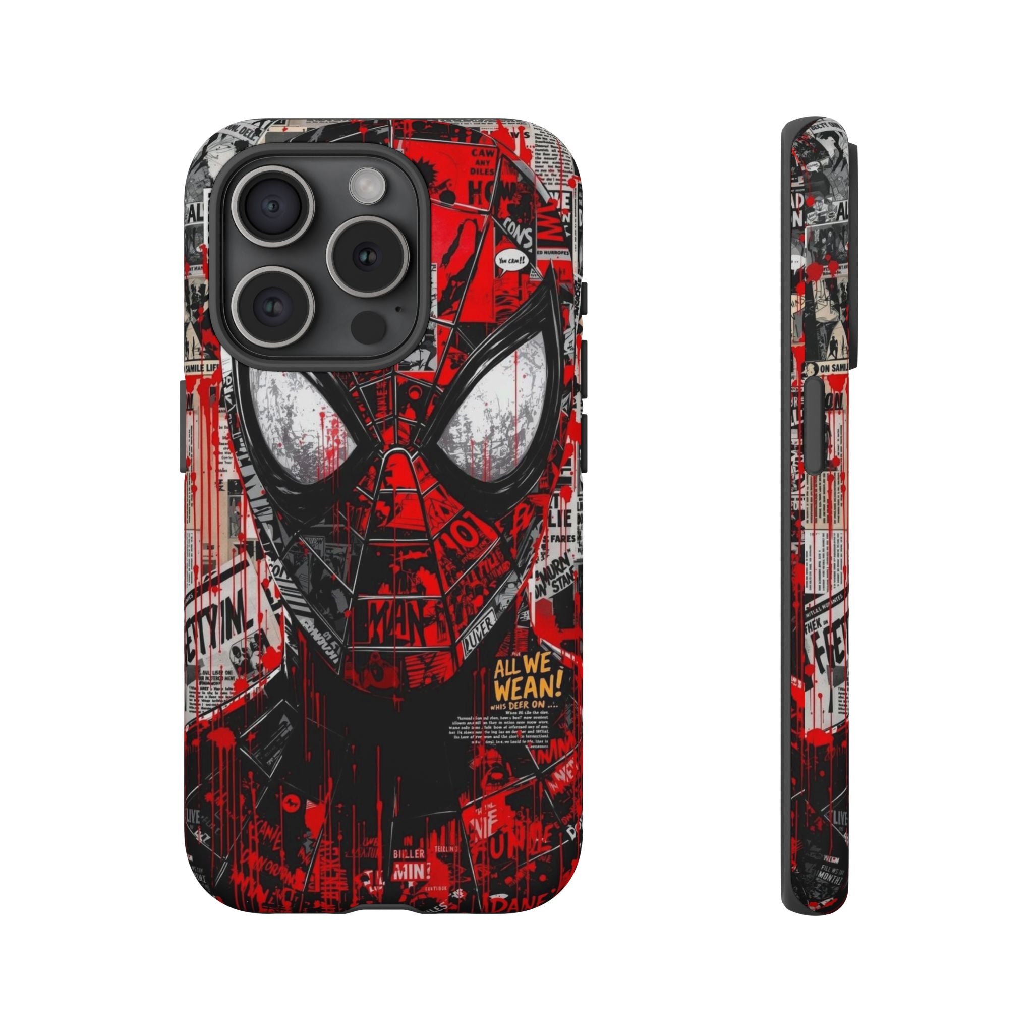 Spider-Man Red Graffiti Phone Case — Tough Protective Cover