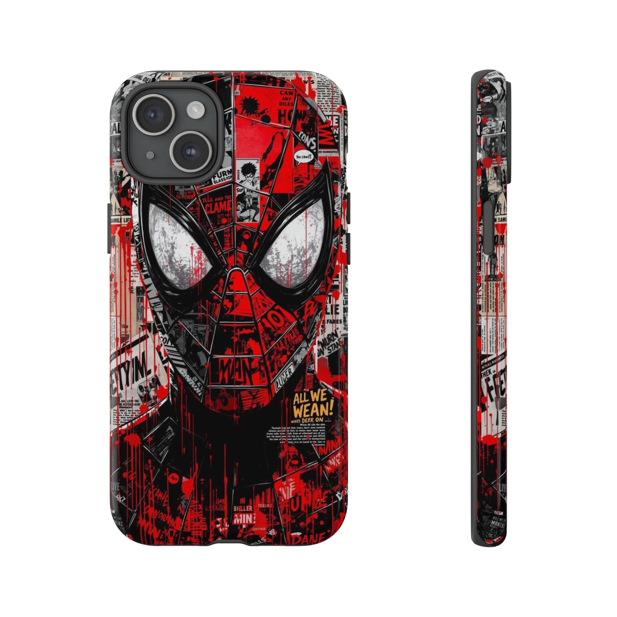 Spider-Man Red Graffiti Phone Case — Tough Protective Cover