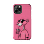 Pink Panther Bubble Tea Phone Case — Tough Protective iPhone Cover