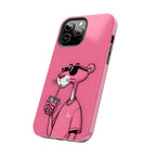 Pink Panther Bubble Tea Phone Case — Tough Protective iPhone Cover