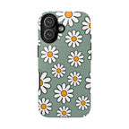 Flower Checkerboard Phone Case
