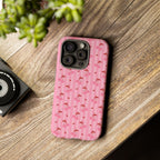 Pink Cherry Pattern Tough Phone Case