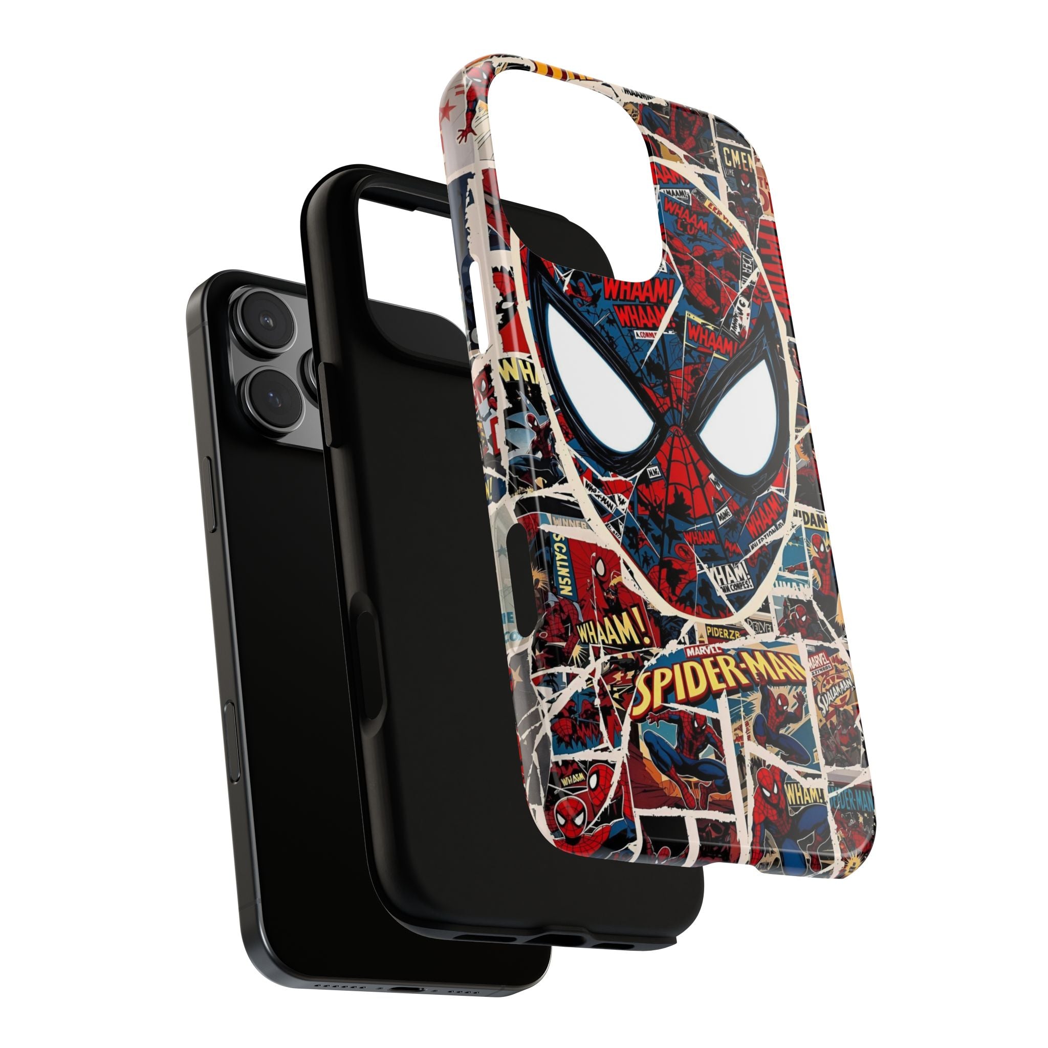 Spider-Man Tough Phone Case - Comic Book Style for Marvel Fans